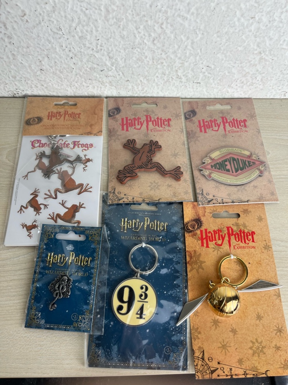 Harry Potter Accessories Lot Keychains Magnets Pin Stickers